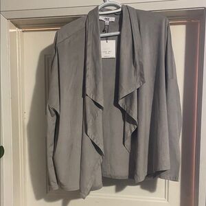 Jack by BB Dakota Women's Gray Draped Blazer
